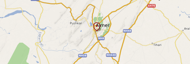 Carte Ajmer - Rajasthan