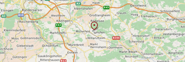 Carte Iphofen - Allemagne