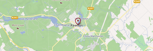 Carte Rawdon - Québec