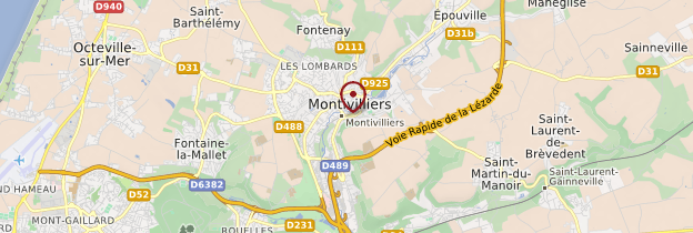 Carte Montivilliers - Normandie