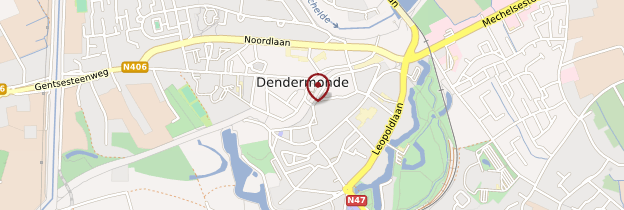 Carte Dendermonde - Belgique