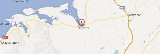 Carte Kinvara (Cinn Mhara) - Irlande