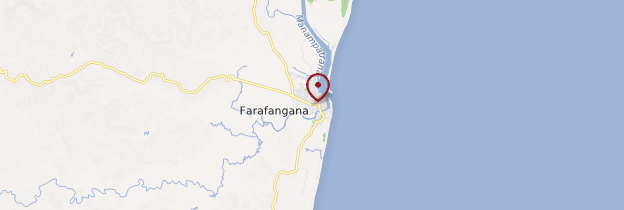 Carte Farafangana - Madagascar