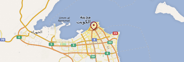 Carte Koweït (ville) - Koweït