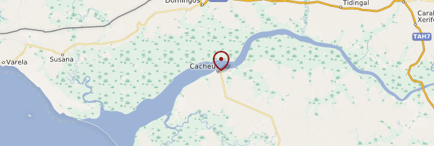 Carte Cacheu - Guinée-Bissau
