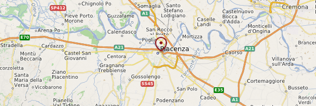 Carte Piacenza (Plaisance) - Italie