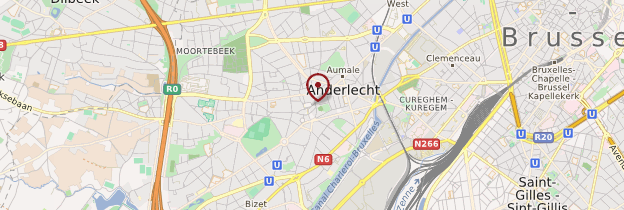 Carte Anderlecht - Bruxelles
