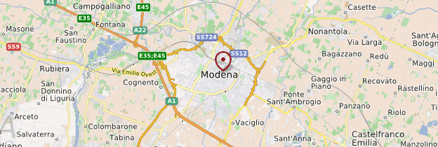Carte Modena (Modène) - Italie