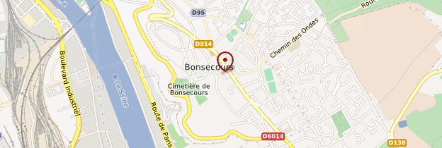 Carte Bonsecours - Normandie