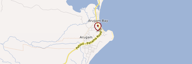 Carte Arugam Bay - Sri Lanka