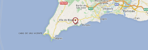 Carte Praia de Salema - Algarve