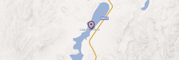 Carte Laguna Brava - Argentine