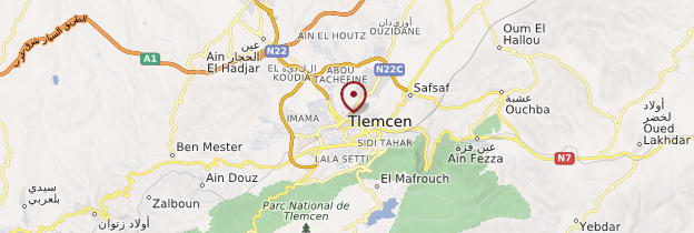 Carte Grande Mosquée de Tlemcen - Algérie