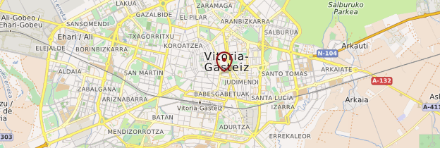 Carte Vitoria-Gasteiz - Espagne