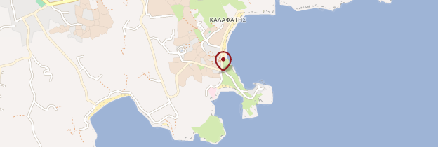 Carte Kalafati Beach - Mykonos