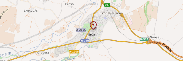 Carte Jaca - Espagne
