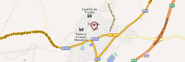 Carte Trujillo - Espagne