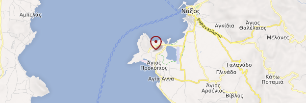 Carte Agios Prokopios - Cyclades