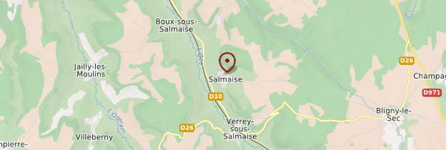 Carte Salmaise - Bourgogne