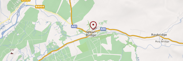 Carte Spean Bridge - Écosse