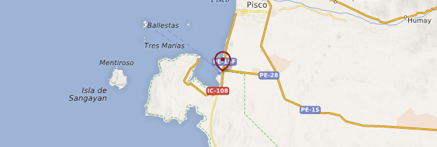 Carte Paracas - Pérou
