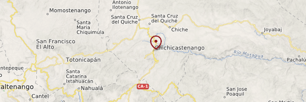 Carte Chichicastenango - Guatemala