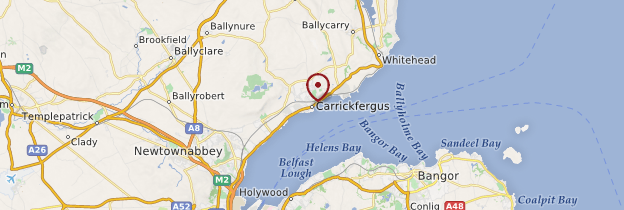 Carte Carrick-a-Rede - Irlande