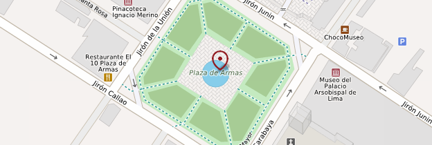 Carte Plaza Mayor - Lima