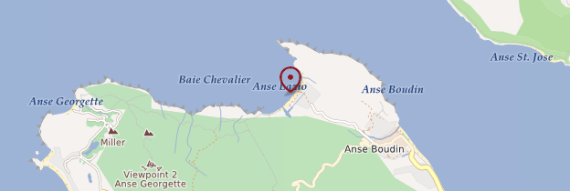 Carte Anse Lazio - Seychelles