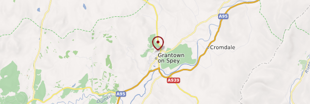 Carte Grantown-on-Spey - Écosse