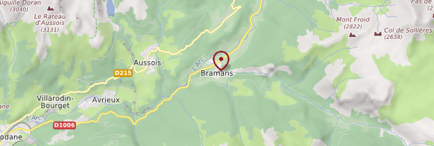 Carte Bramans - Alpes