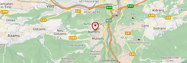 Carte Natters - Autriche
