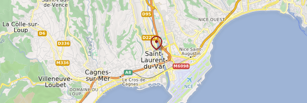 Carte Saint-Laurent-du-Var - Côte d'Azur