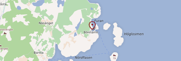 Carte Bonhamn - Suède
