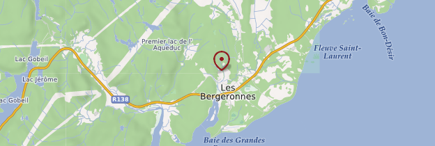 Carte Les Bergeronnes - Québec