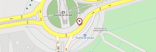 Carte Puerta de Alcalá - Madrid