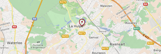 Carte La Hulpe - Belgique