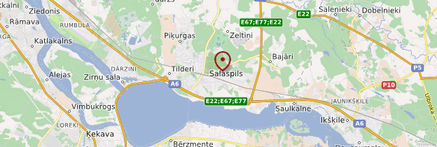 Carte Mémorial de Salaspils - Lettonie