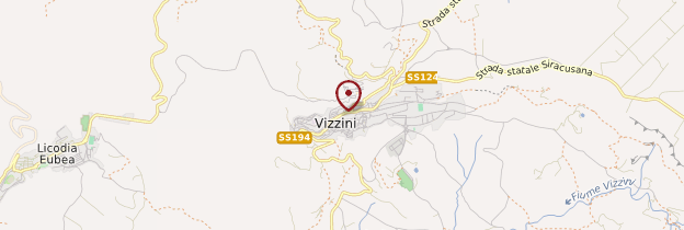 Carte Vizzini - Sicile
