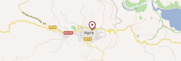 Carte Agira - Sicile