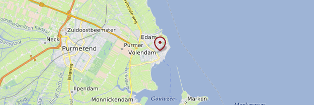 Carte Volendam - Pays-Bas