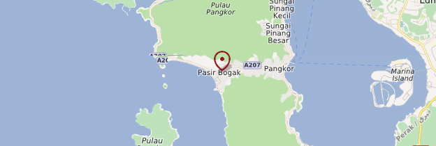 Carte Pantai Pasir Bogak - Malaisie