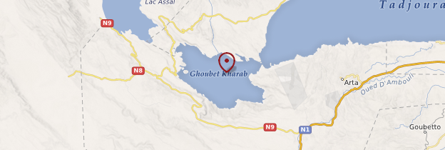 Carte Ghoubbet-el-Kharab - Djibouti