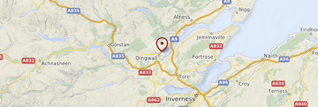 Carte Dingwall - Écosse