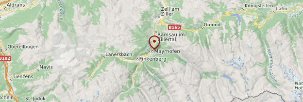 Carte Mayrhofen - Autriche