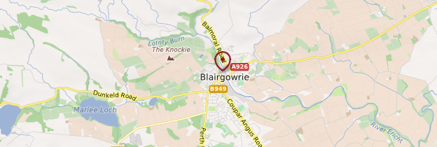 Carte Blairgowrie - Écosse