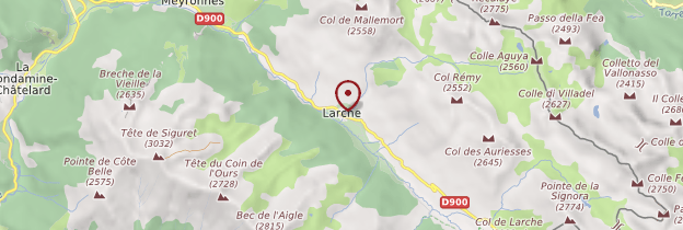 Carte Larche - Provence