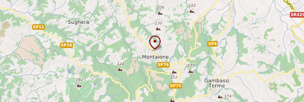 Carte Montaione - Toscane