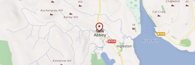 Carte New Abbey - Écosse