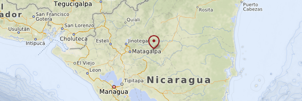 Carte Matagalpa - Nicaragua